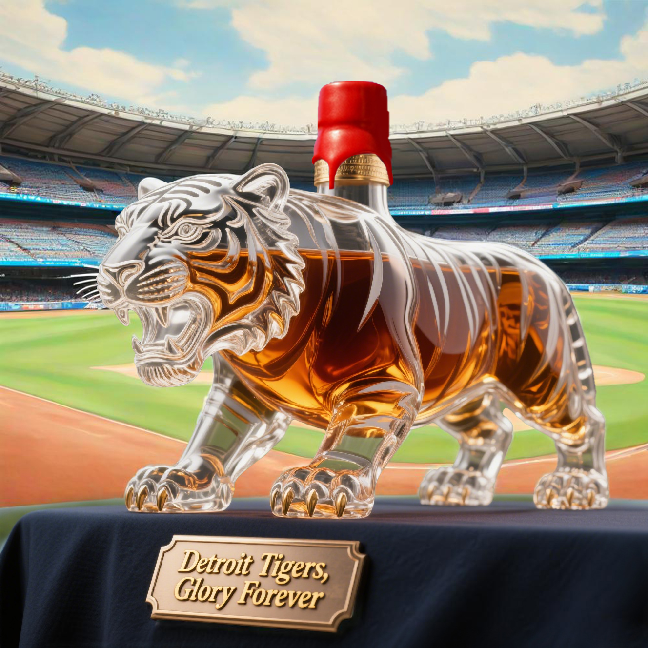 Cincinnati Bengals Whiskey Bottle