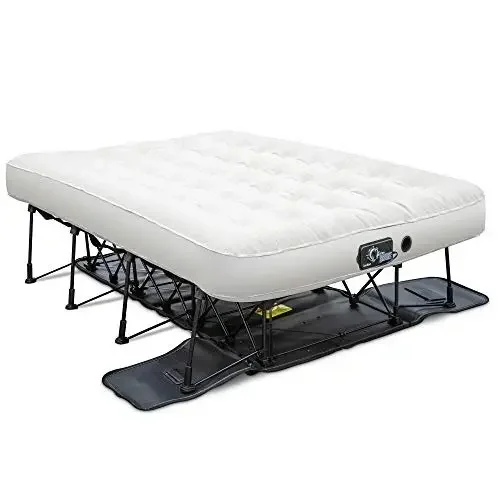 💝QVC-Last Day Clearance Sale-Air Mattress with Frame & Rolling Case 7