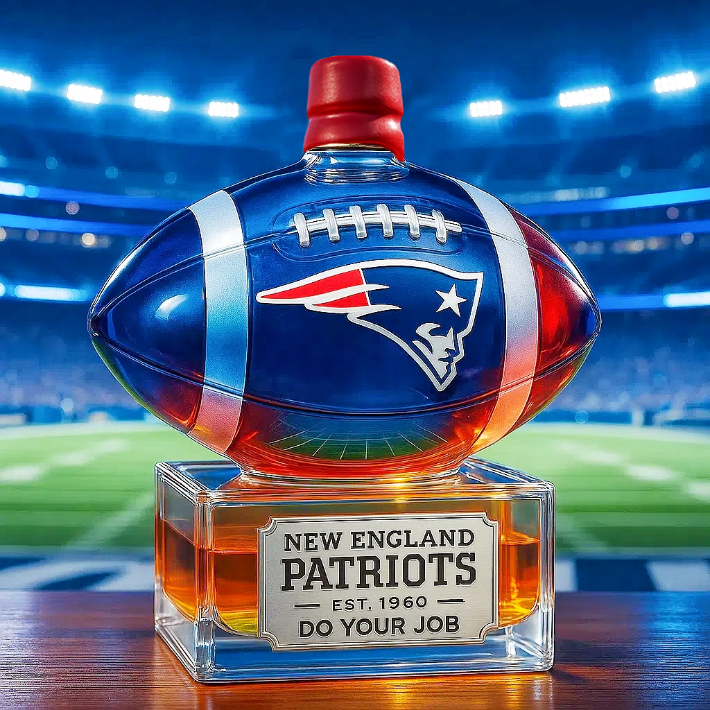 🏈 NFL ✨Legacy of the Patriots——New England Patriots Whiskey Bottle