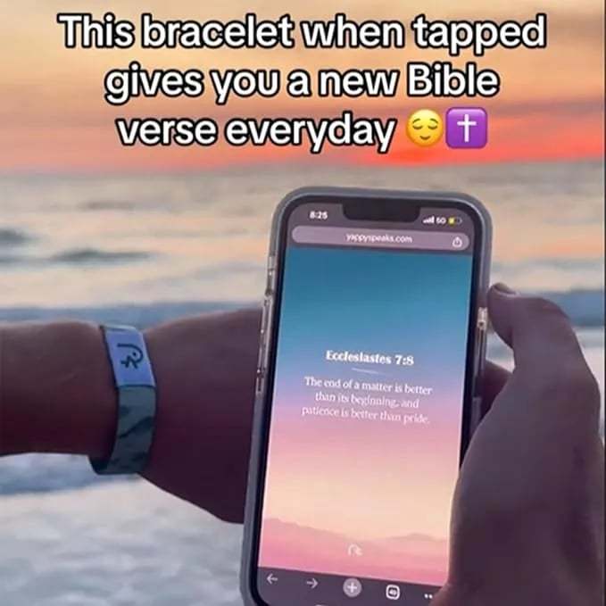 Daily Bible Verse Bracelet