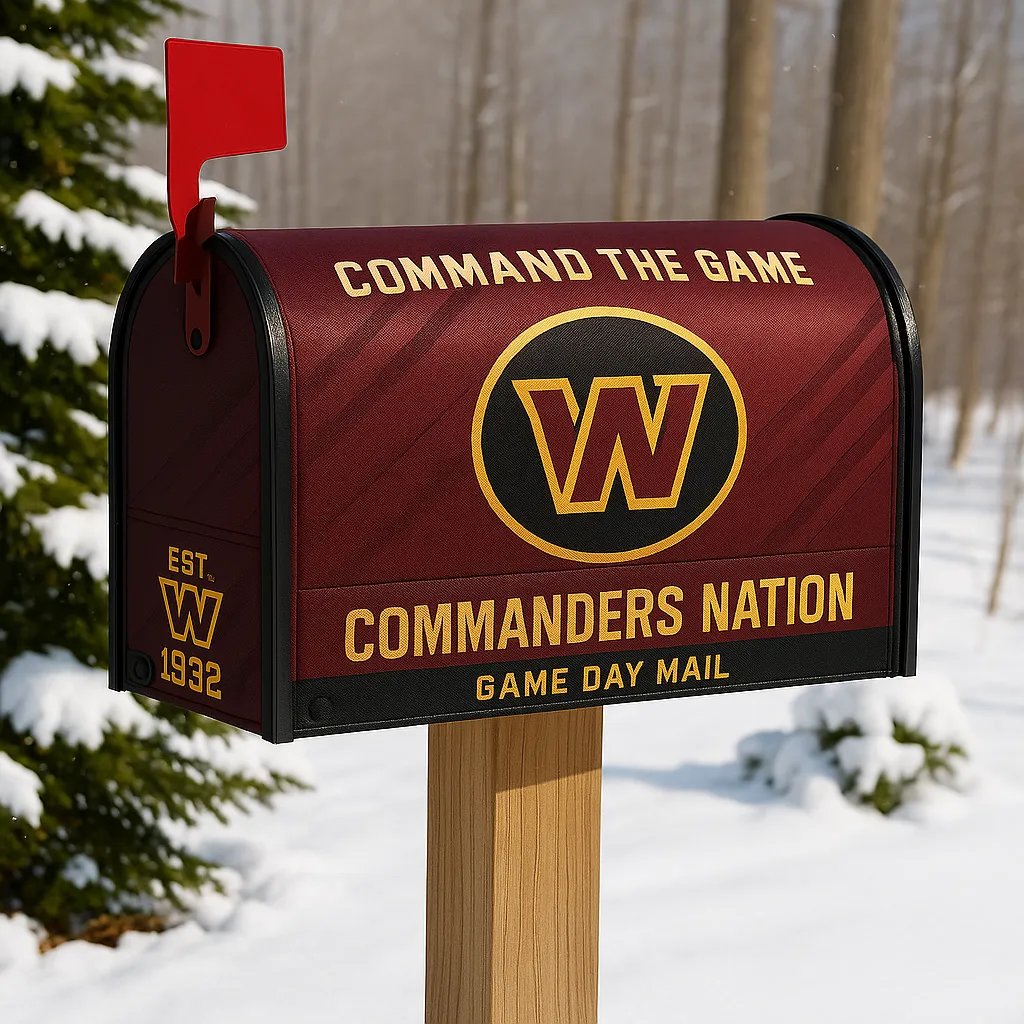 Rugby Outdoor Mailbox Decoration