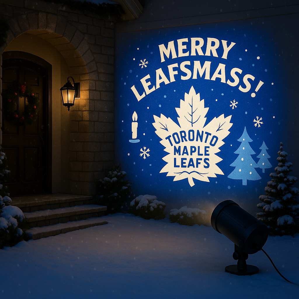🎄🏒 Ice hockey Christmas Projection Light ✨