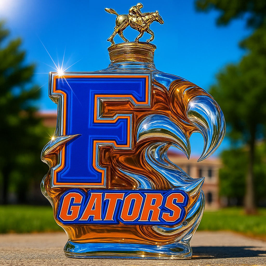 Florida Gators Limited Edition Whiskey Bottle