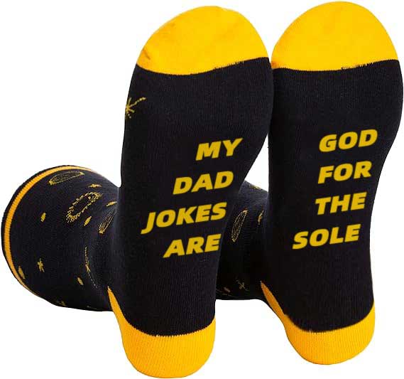 Funny Dress Socks with Dad Joke😎Funny Socks For Men