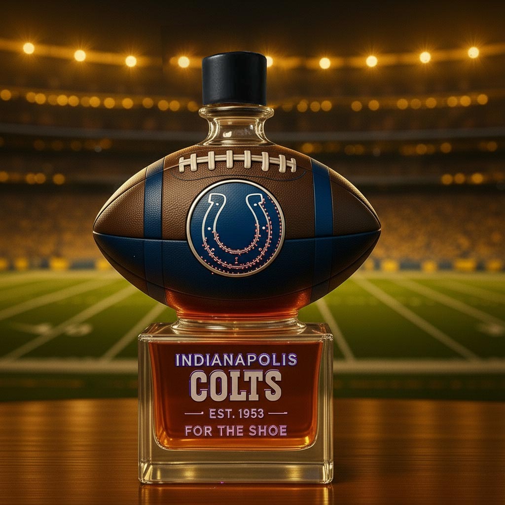 🏈 NFL Team✨Indianapolis Colts Prestige Whiskey Bottle