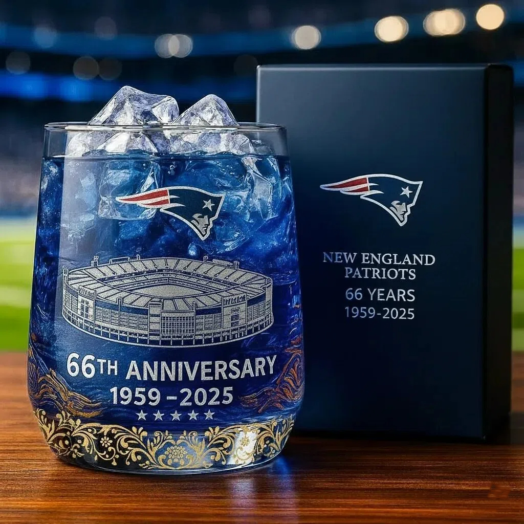 🏈Football Team Collectible Anniversary Whiskey Glass 🥃 (Including all teams)