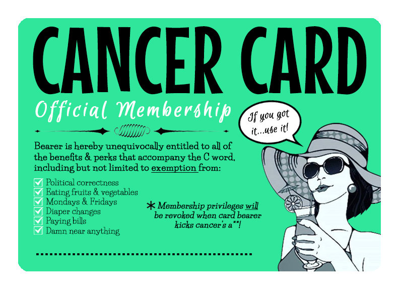Black Friday 70% Off Sale-❤️Funny Cancer Card🎁