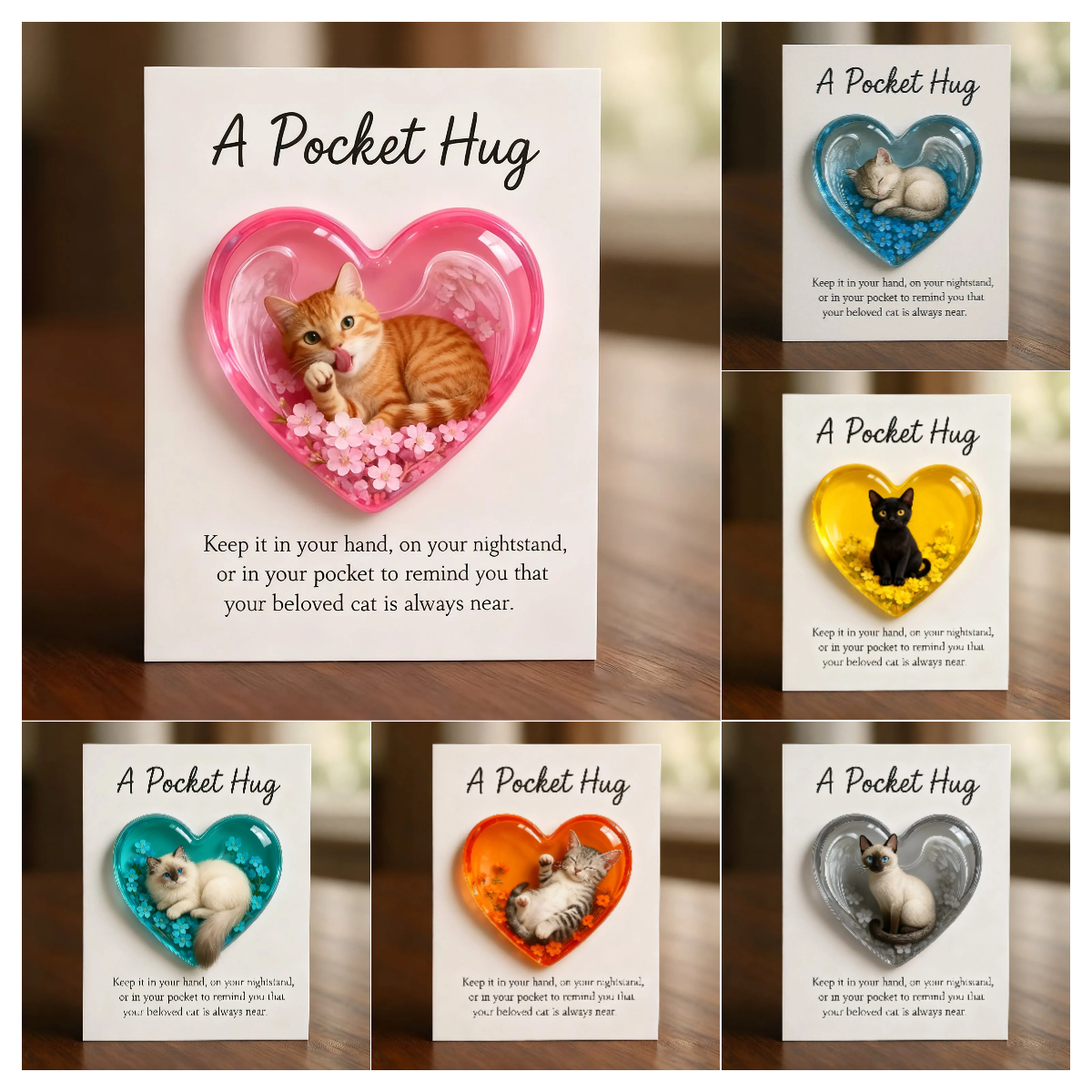 🐱 Cat Memorial Pocket Hug
