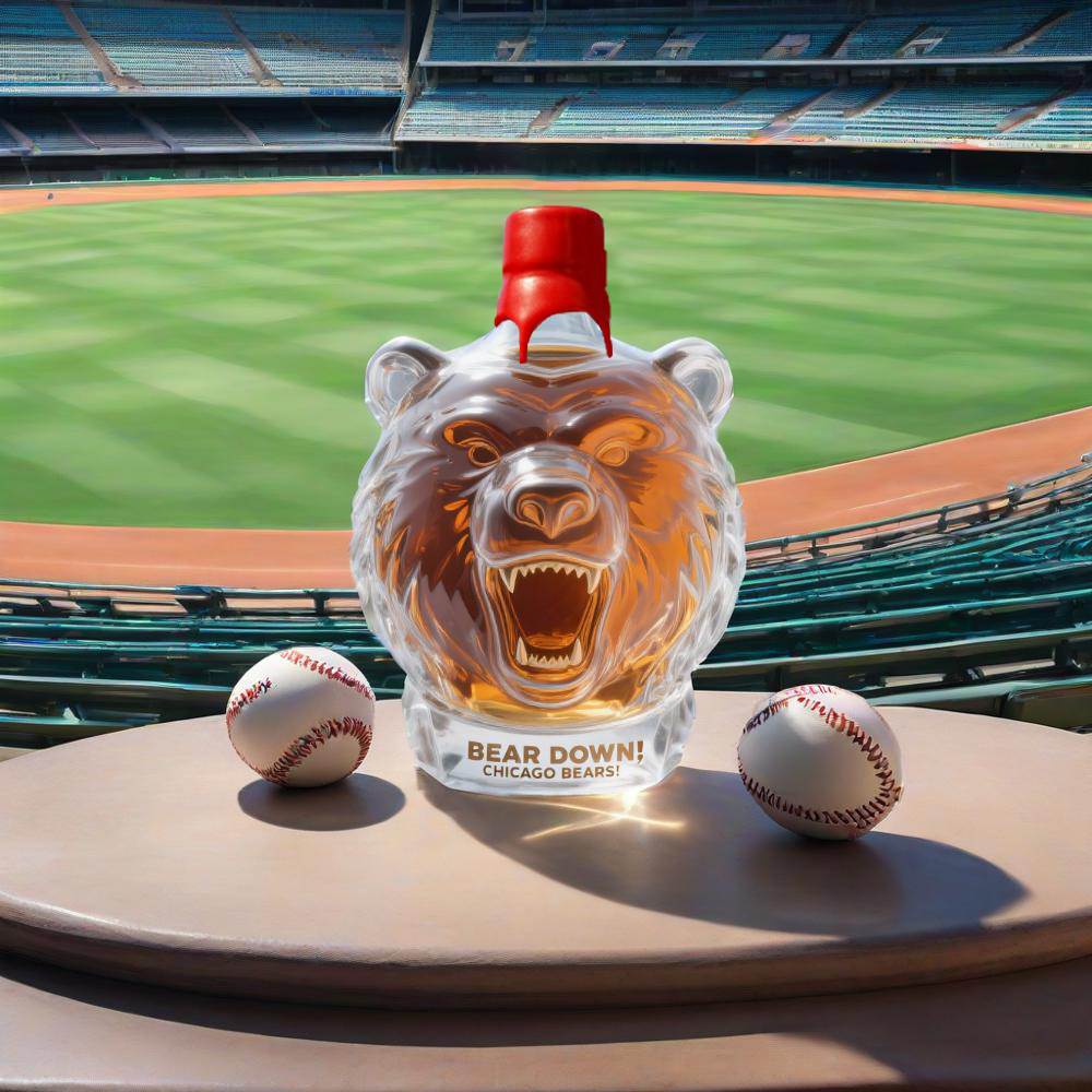 Chicago Bears Whiskey Bottle