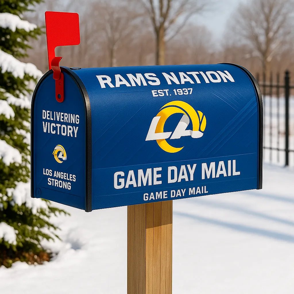 Rugby Outdoor Mailbox Decoration