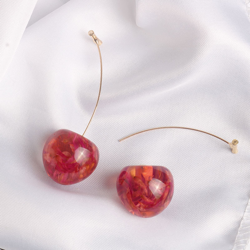 ✨🍒Cute Cherry Drop Dangle Fruit Earrings