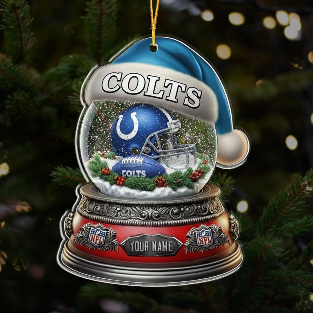 NFL Glass Snow Ball Helmet Football Ornament Editions Limited