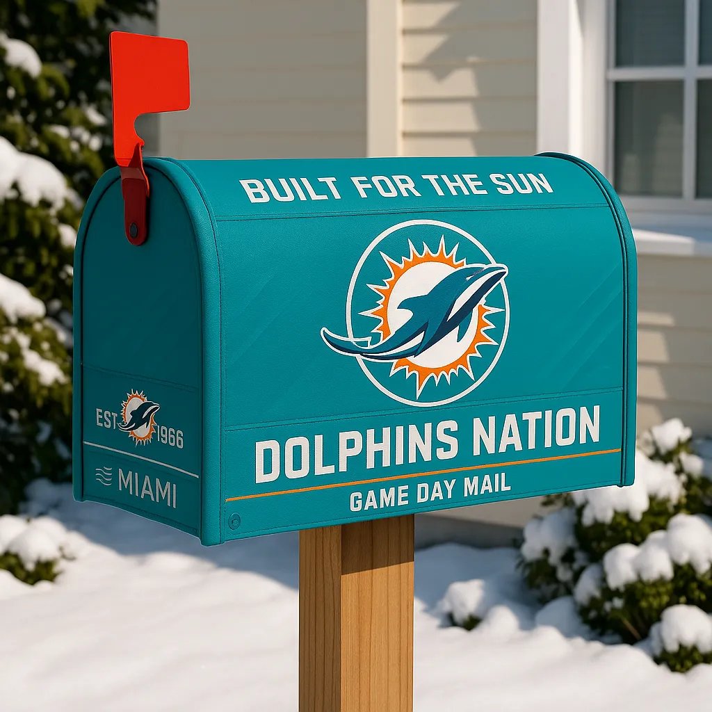 Rugby Outdoor Mailbox Decoration