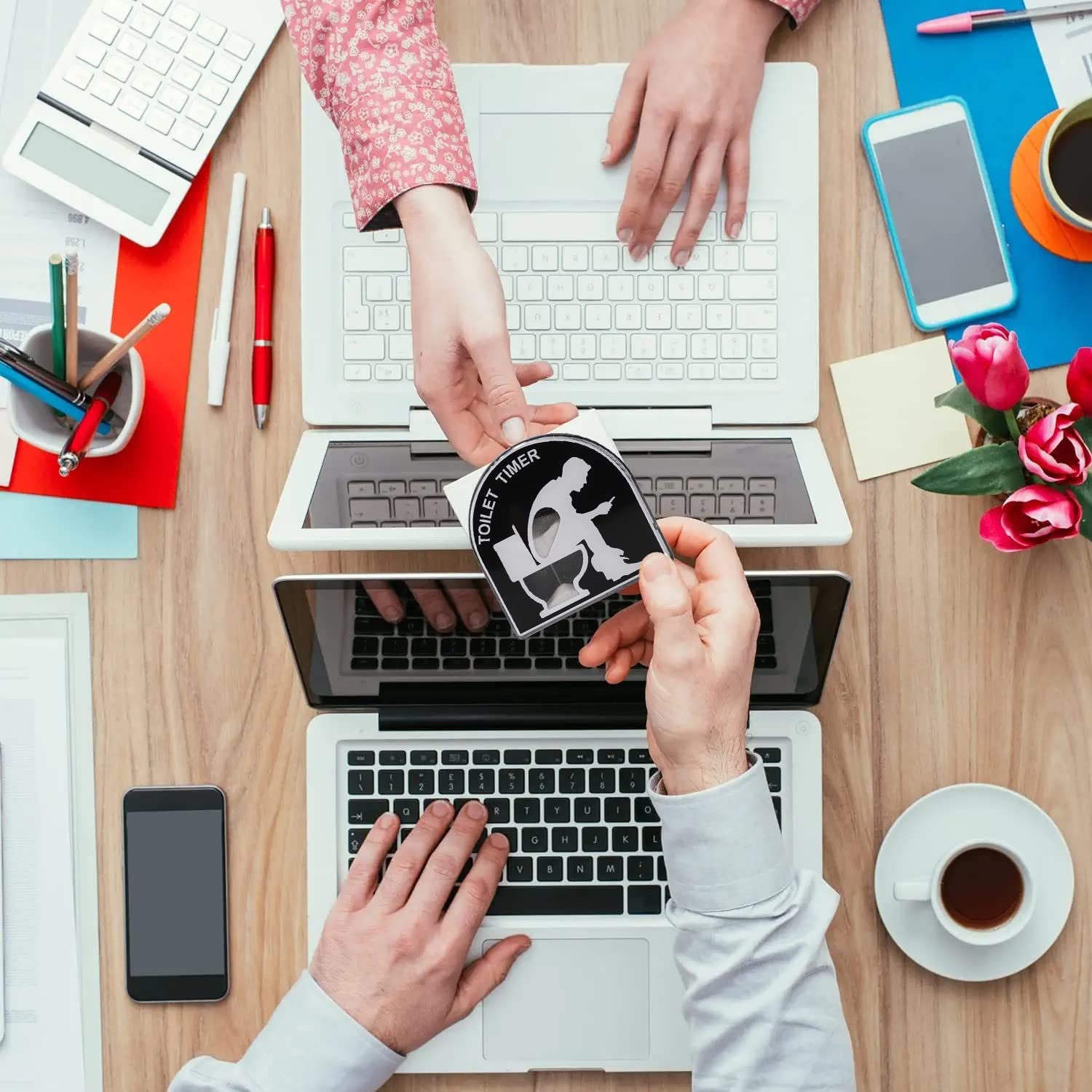 5 Minute Bathroom Timer - Funny Gag Gift for Men, Husband, Boyfriend, Father's Day, Birthday