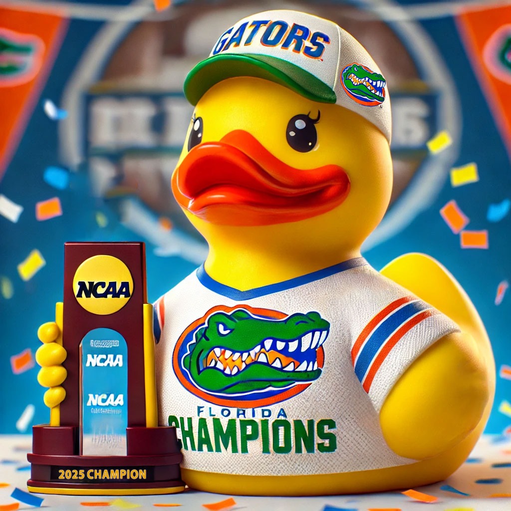 Florida Gators men's basketball NCAA Champions Duck