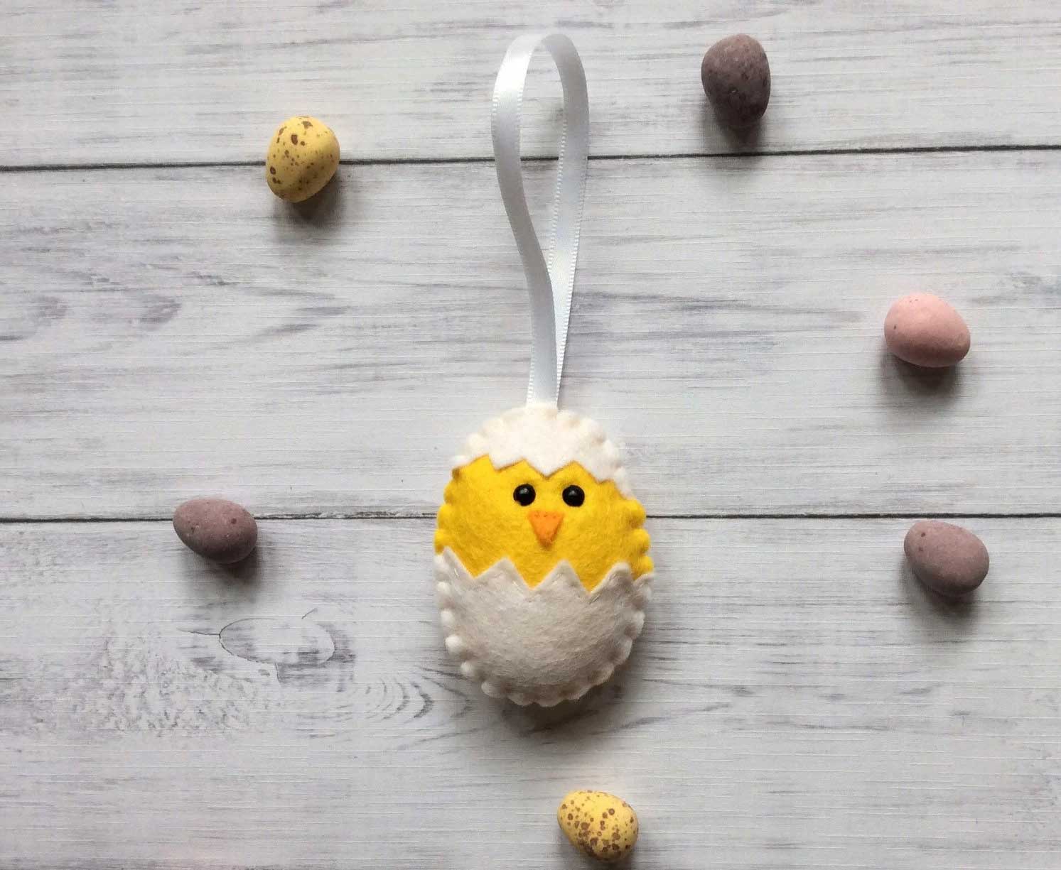 Handmade Felt Easter Hanging Decorations