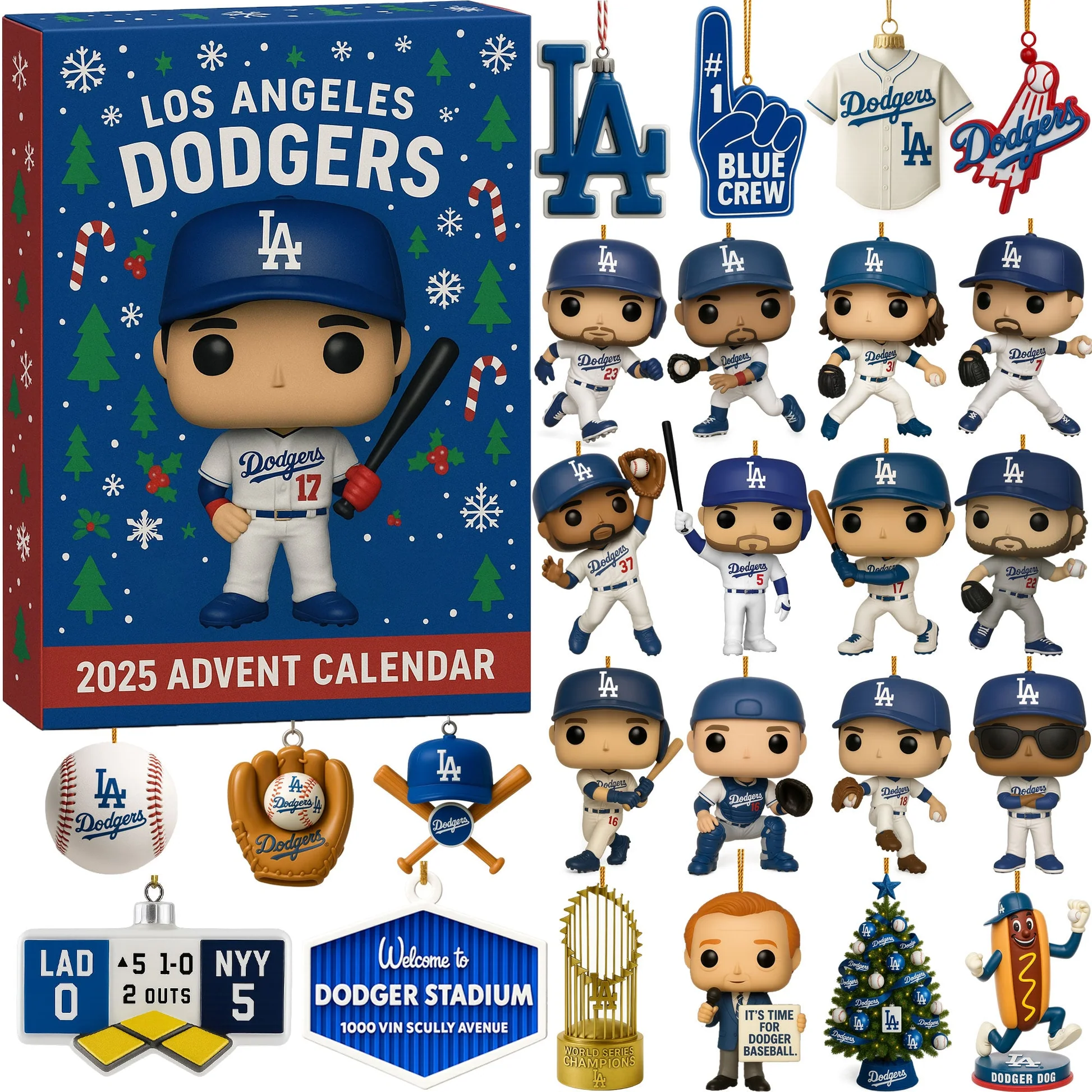 🏆2025 World Series Champions Dodgers Advent Calendar