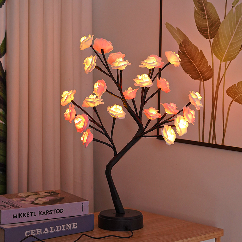💕Best Gift💕Forever Rose Tree Lamp