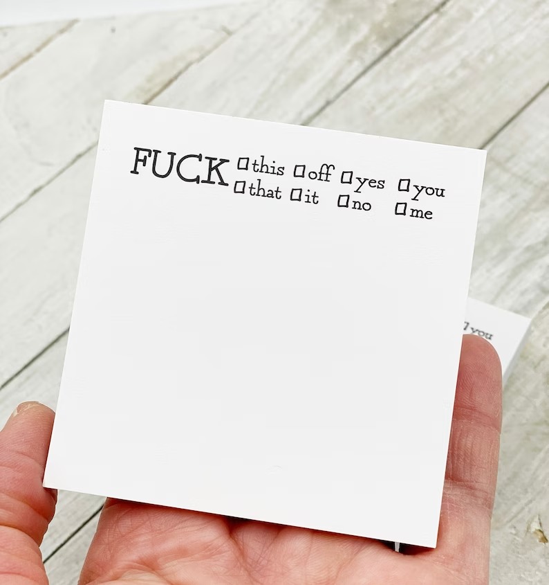 😆To Do List Notepad | Funny Stationery