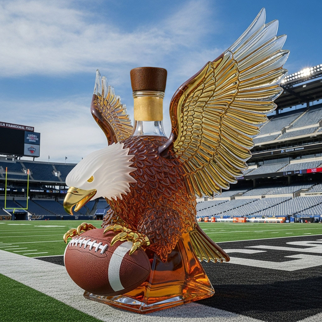 🏈Philadelphia Eagles Retro Logo Whiskey Bottle