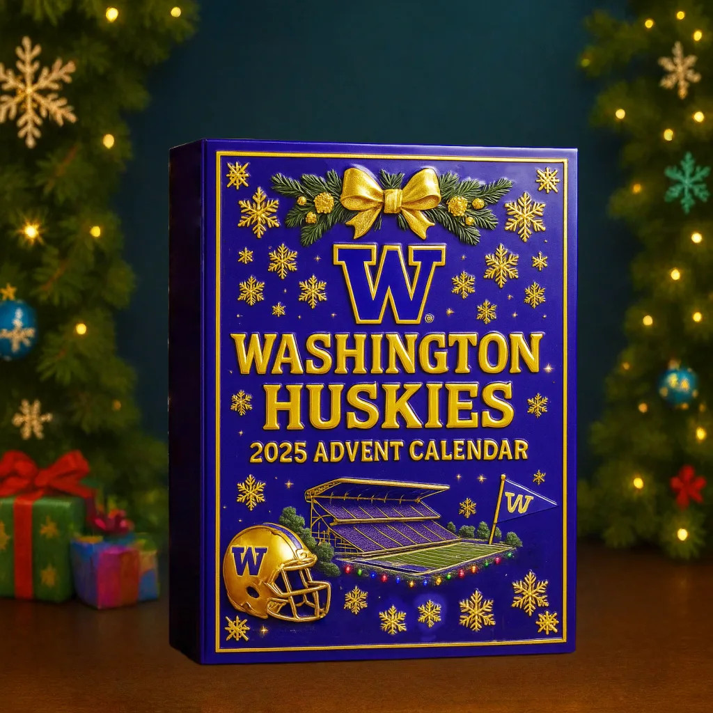 2025 Washington Huskies football advent calendar