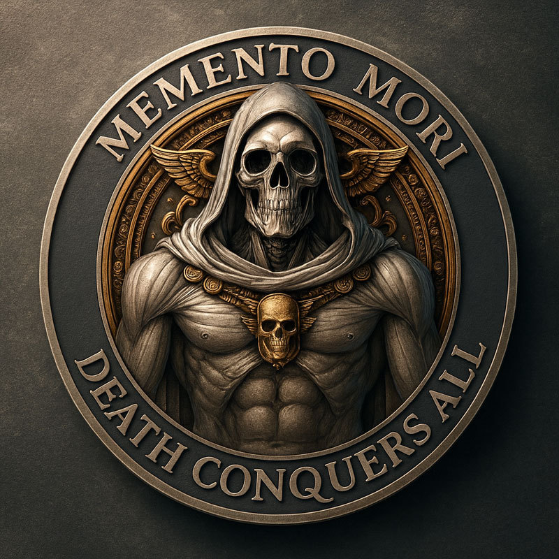 💀🛶Memento Mori – Ferryman of Souls Commemorative Coin