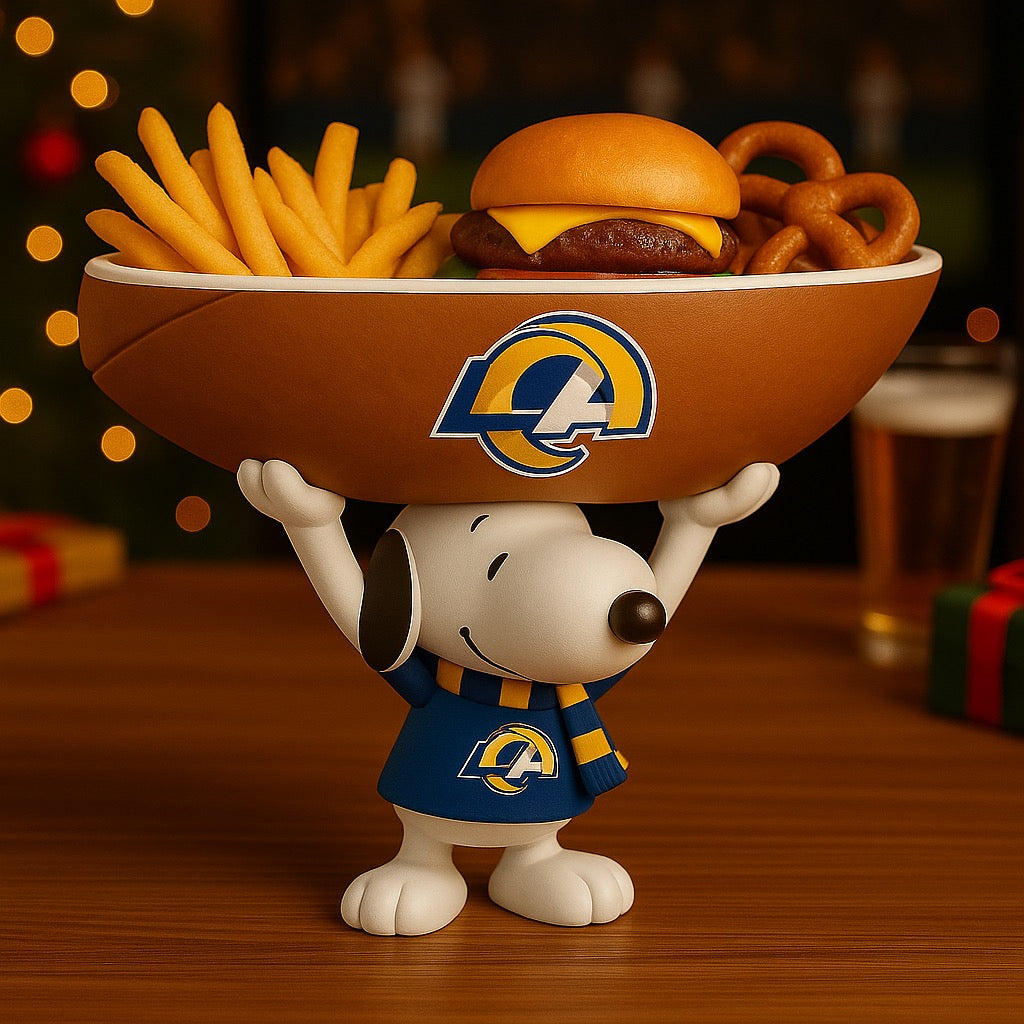 Creative Football Team Snoopy Snack Tray