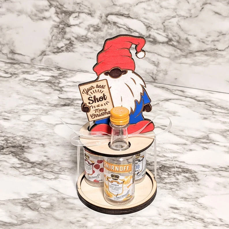 2022 Christmas mini wine bottle holder