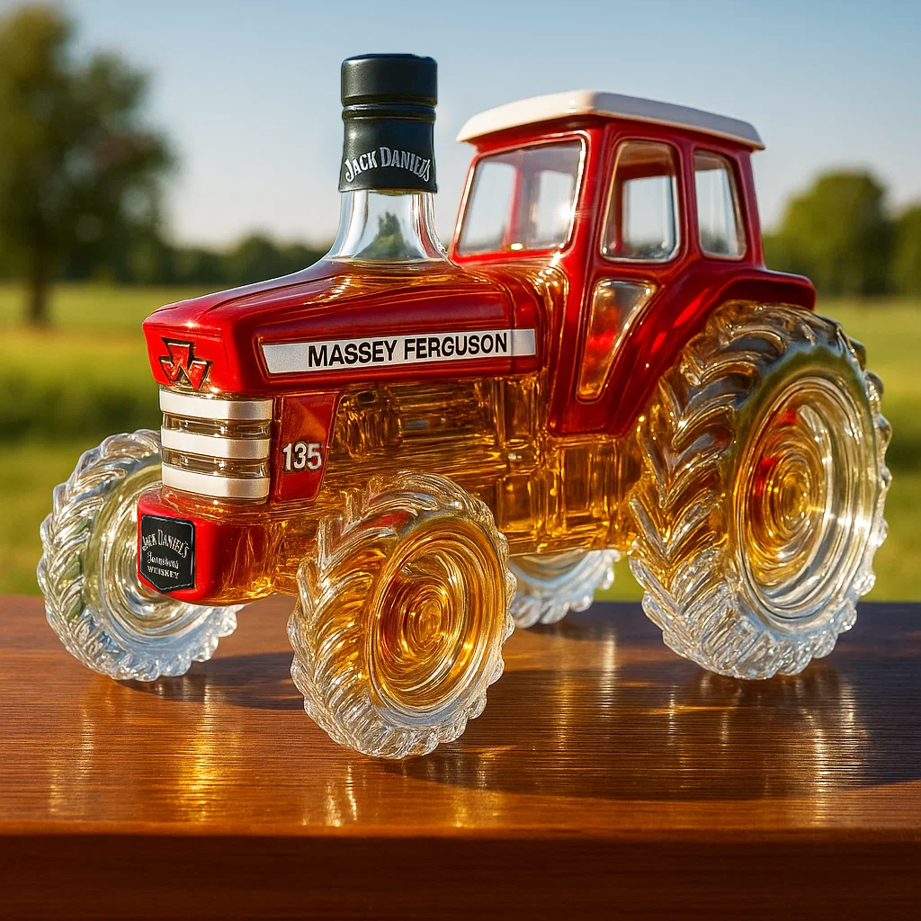1964 🌾 Massey Ferguson 135 🌾 Tractor Whiskey Bottle
