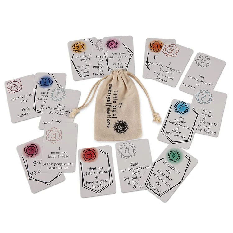 Funny Affirmation Card Gift With Storage Pouch🎁