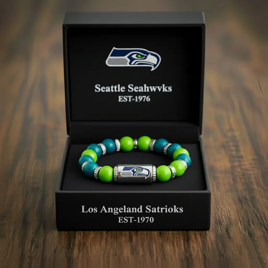 🏈 Handcrafted Lucky Team Energy Bracelet 📿🍀