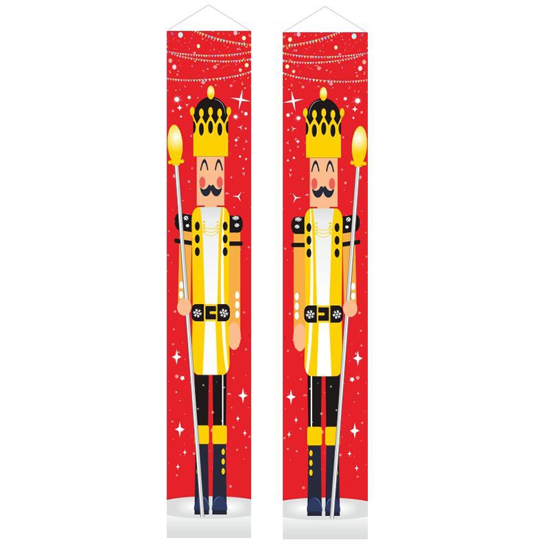 Merry Christmas Banner Christmas Porch