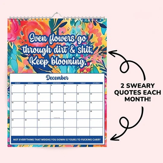 2024 Funny Mental Health Calendar