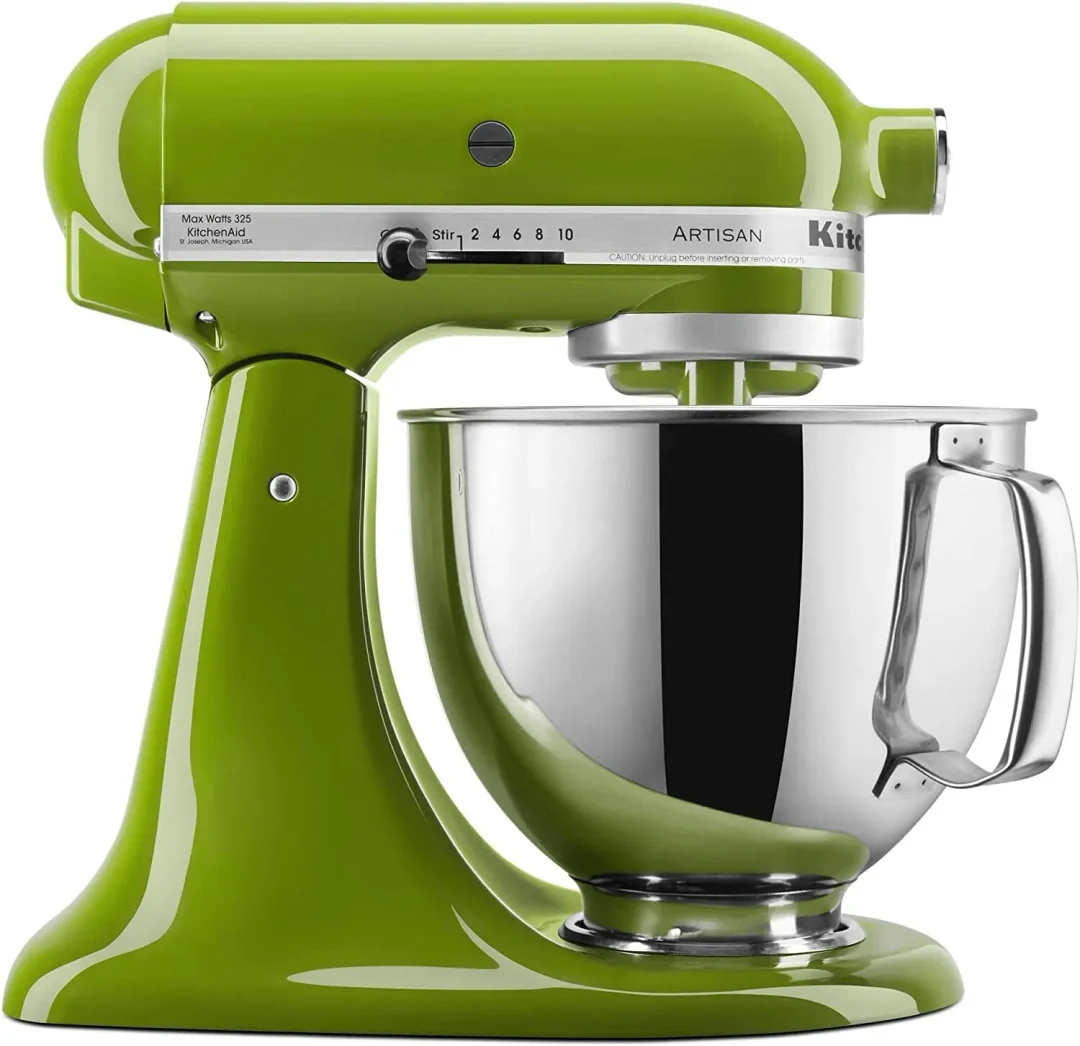 🔥SALE🔥 Tilt-Head Stand Mixer with Pour Fender, 5-Quart Stainless Steel Bowl
