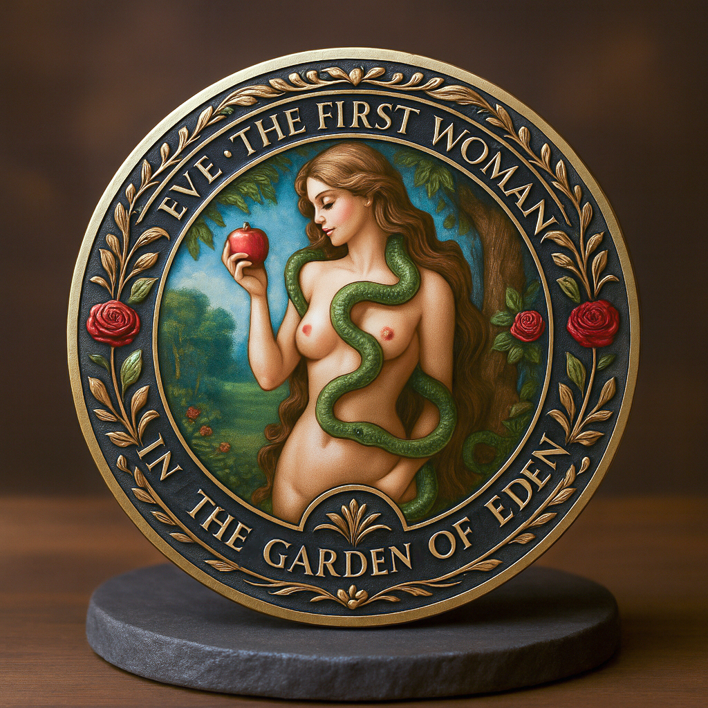 🍎The First Woman – Garden of Eden Collectible Coin