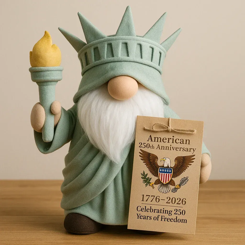 🔥LAST DAY 50% OFF - Honor 250 Years of Freedom with Our Exclusive American Anniversary Gnome!‌‌