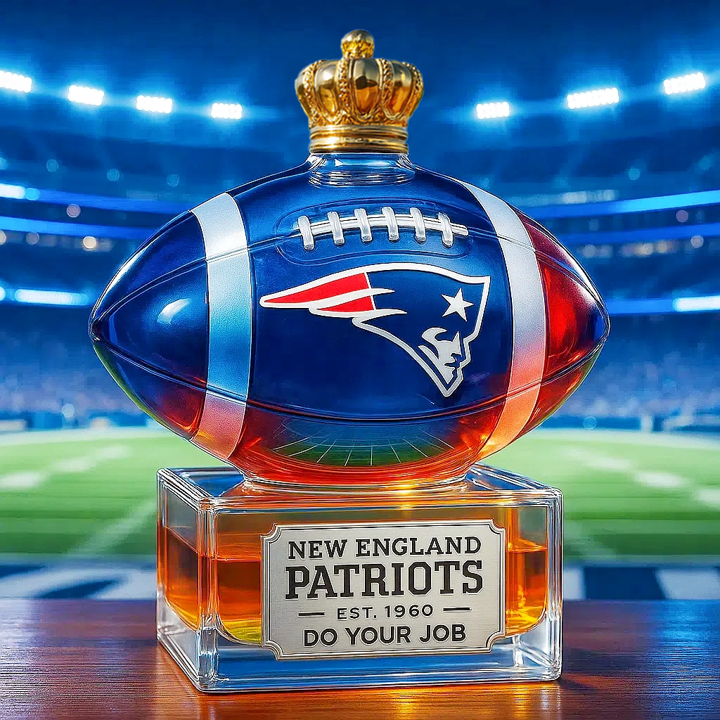 🏈 NFL ✨Legacy of the Patriots——New England Patriots Whiskey Bottle