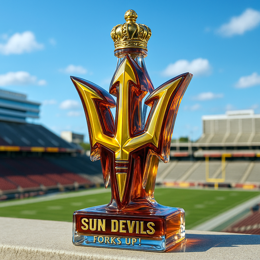 🔥NCAA Team✨Arizona State Sun Devils Limited-Edition Whiskey Bottle