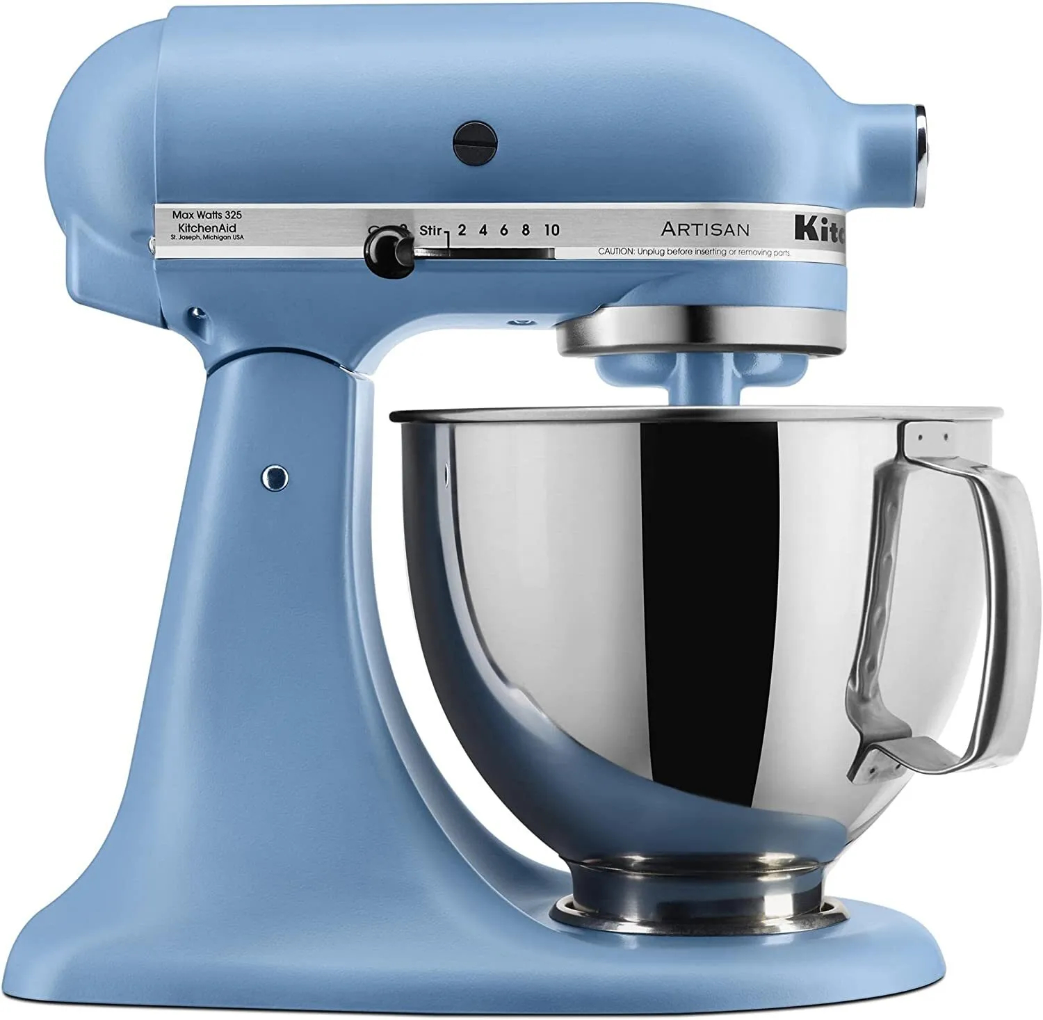 🔥SALE🔥 Tilt-Head Stand Mixer with Pour Fender, 5-Quart Stainless Steel Bowl