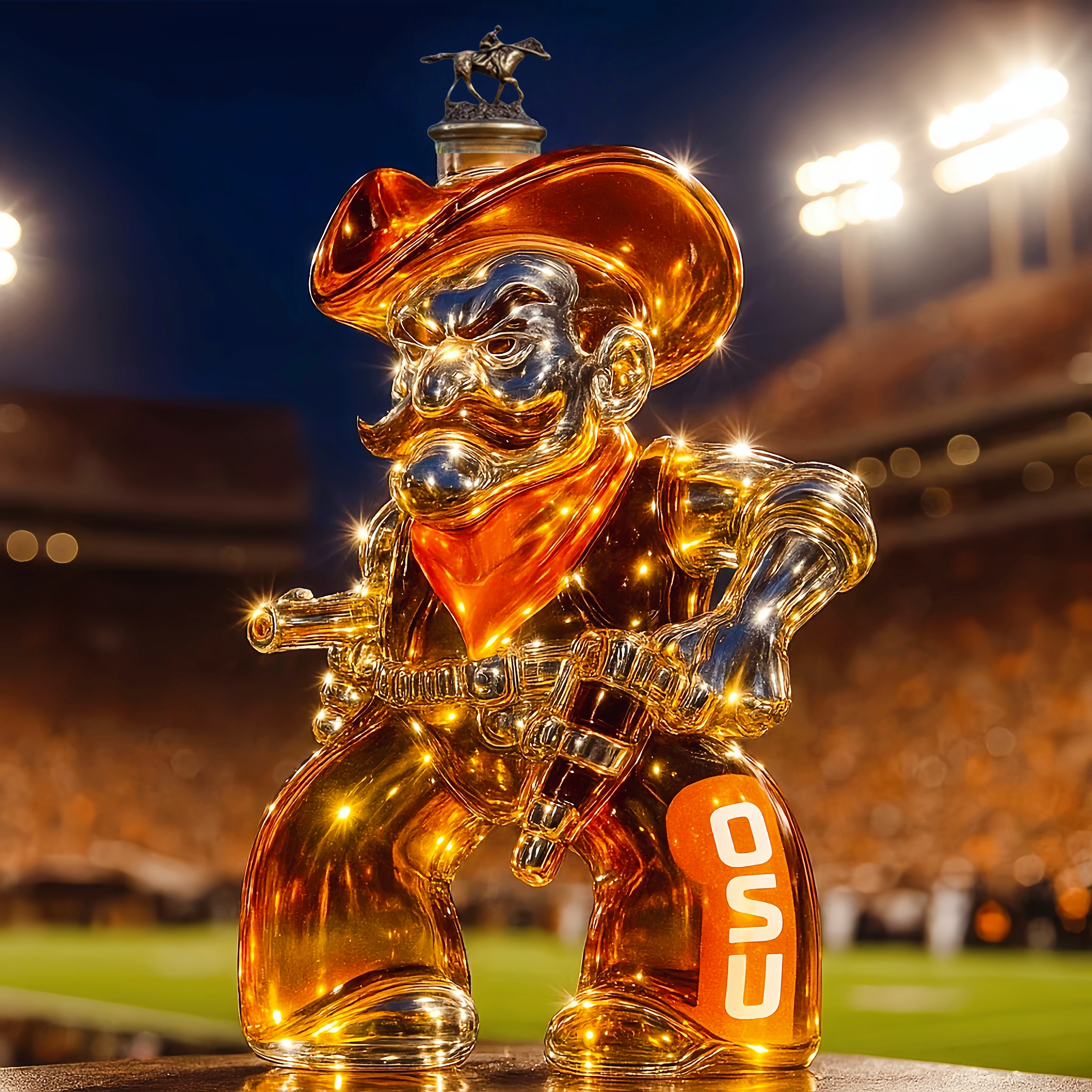 NCAA Team✨Oklahoma State Cowboys Whiskey Bottle