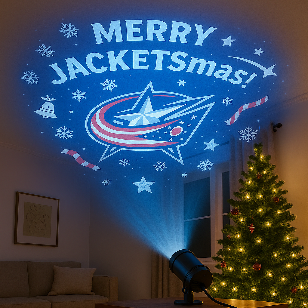 🎄🏒 Ice hockey Christmas Projection Light ✨