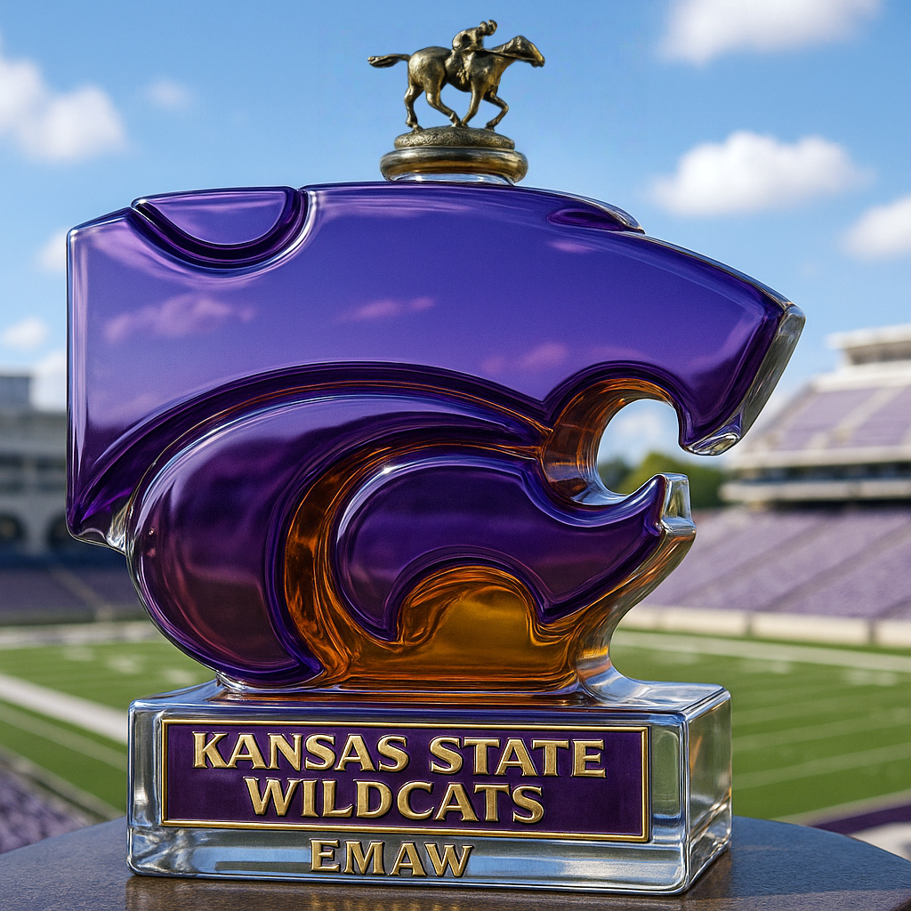 🔥NCAA Team✨Kansas State Wildcats Limited-Edition Whiskey Bottle