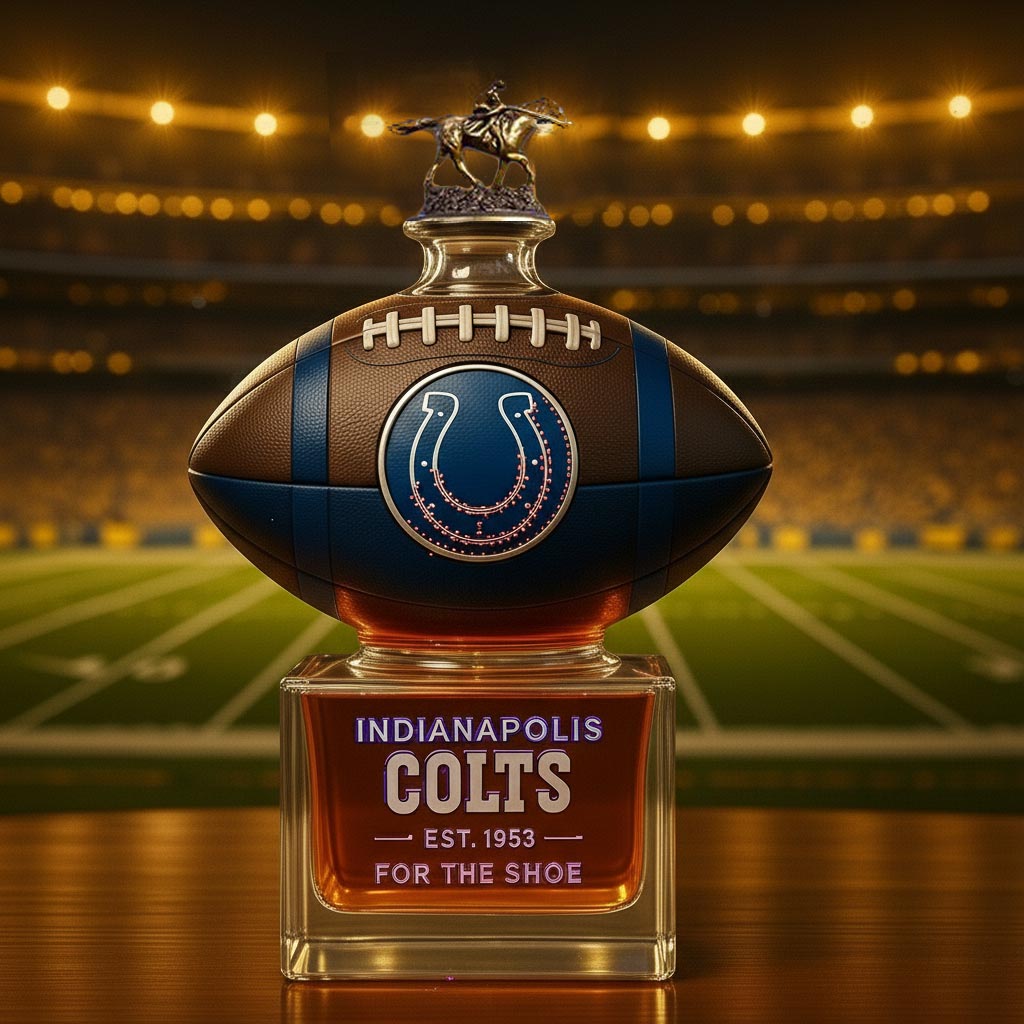 🏈 NFL Team✨Indianapolis Colts Prestige Whiskey Bottle
