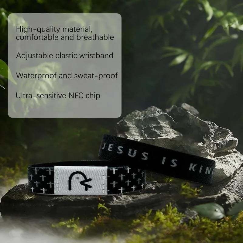 ❤️Hot Sale 49% OFF🙏Daily Bible Verse Bracelet With NFC ✝️