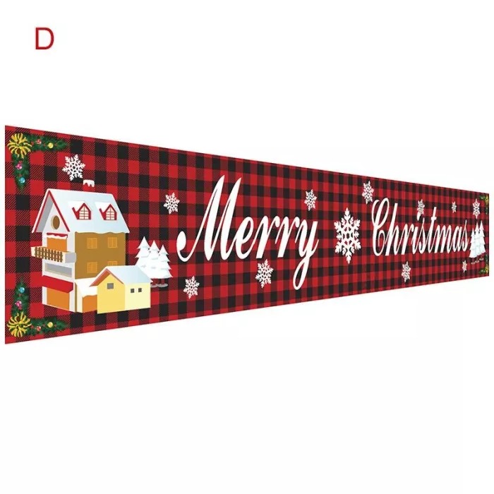 2022 Christmas Outdoor Banner Flag Pulling