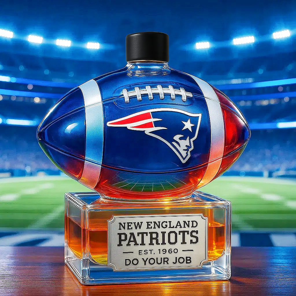 🏈 NFL ✨Legacy of the Patriots——New England Patriots Whiskey Bottle