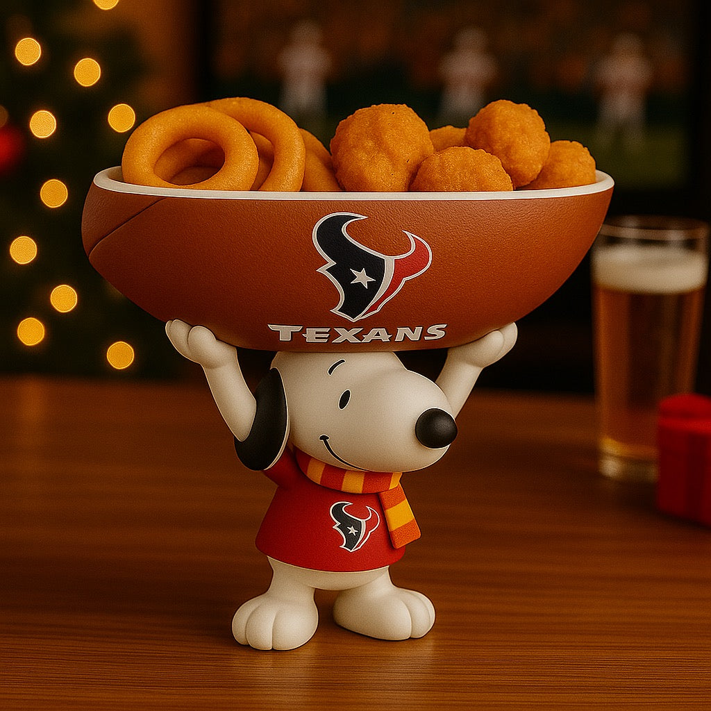 Creative Football Team Snoopy Snack Tray