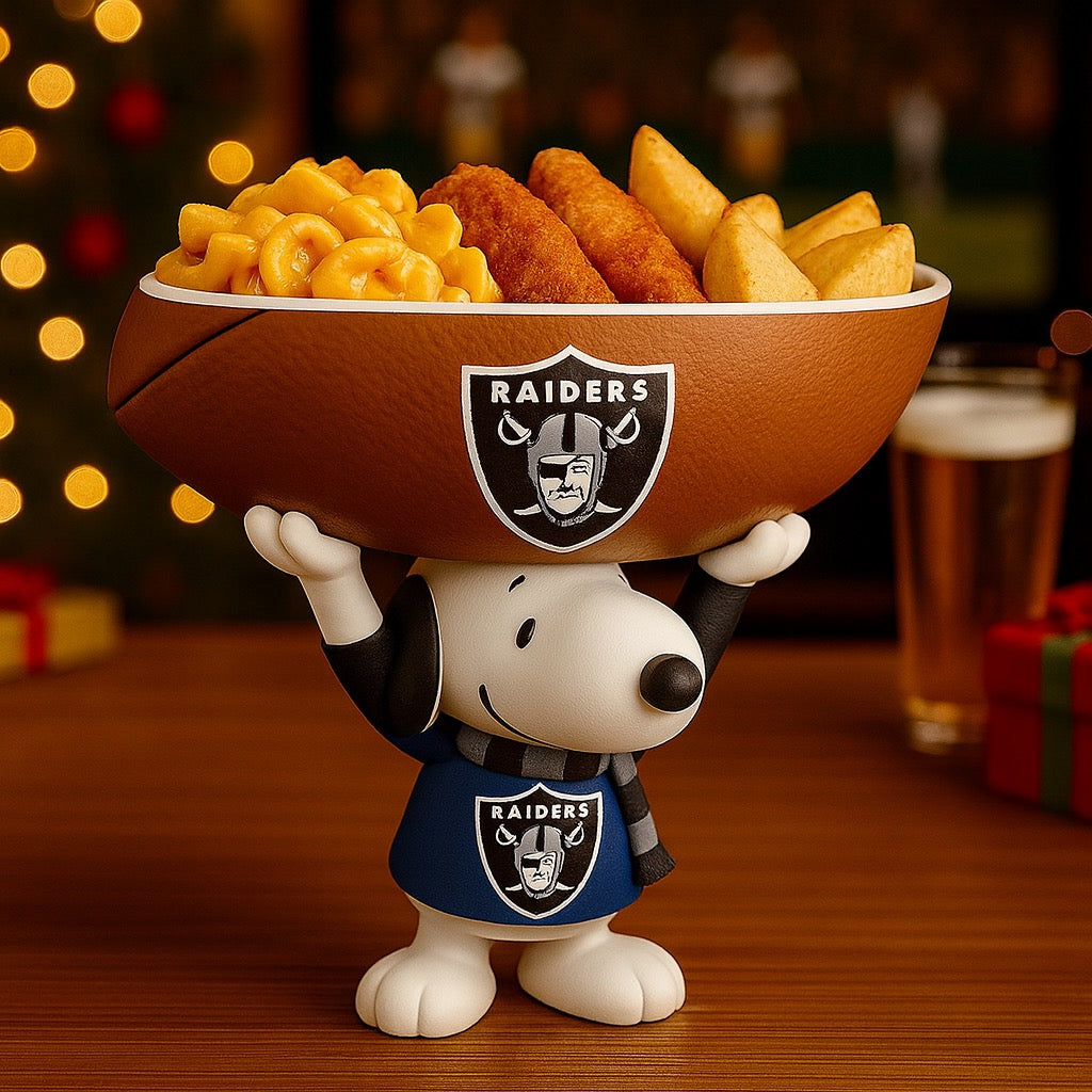 Creative Football Team Snoopy Snack Tray