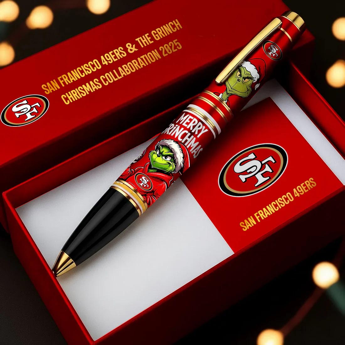 San Francisco 49ers x The Grinch™ 2025 Christmas Limited Edition Pen