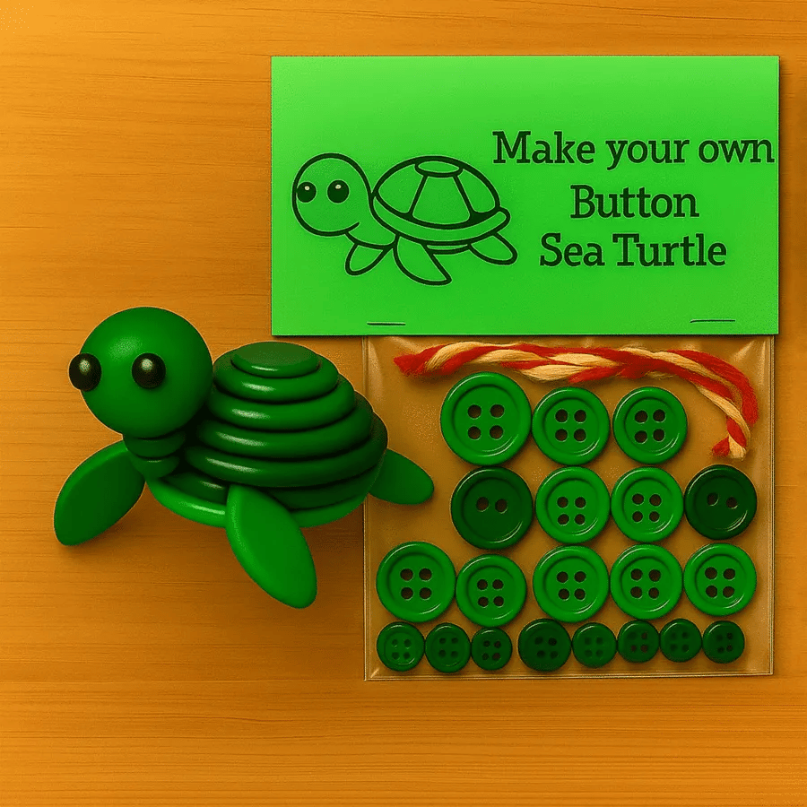 🎁DIY Button Animal Ornaments